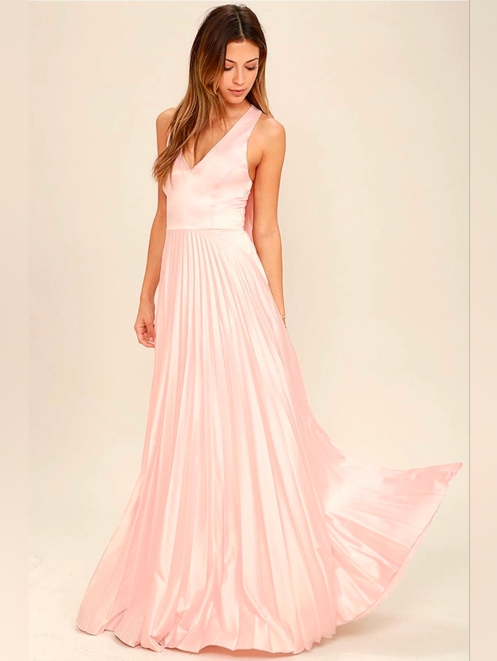 LULU'S SATIN DRESS